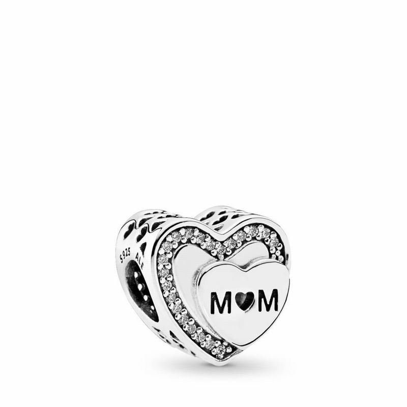 Pandora Tribute to Mom Charm Online NZ, Sterling Silver (861302-IKQ)